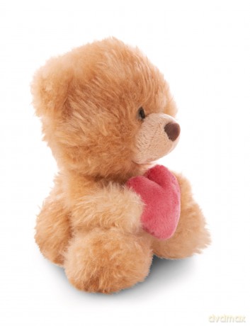 NICI Przytulanka jasno brązowy miś z serduszkiem 18 cm