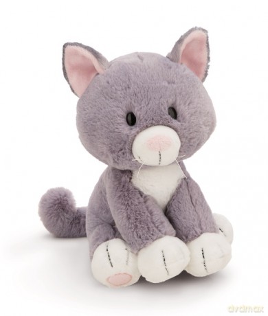 NICI Przytulanka szary kotek siedzący 20 cm