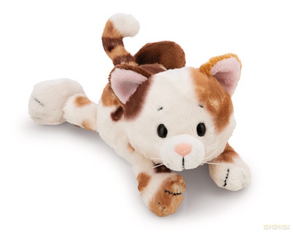NICI Przytulanka kotek calico (trikolor) leżący 20 cm
