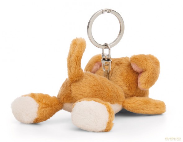 NICI wieszak/brelok na klucze brązowy piesek 10 cm leżący