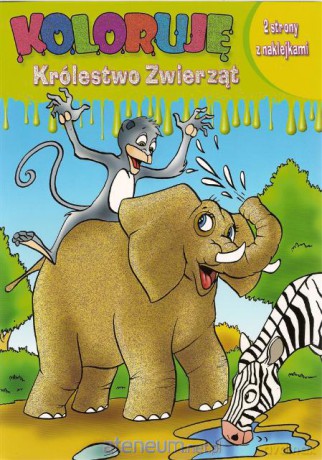 Koloruję Królestwo Zwierząt - Słoń [KSIĄŻKA]
