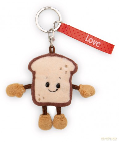 NICI wieszak/brelok na klucze tost LOVE 7 cm
