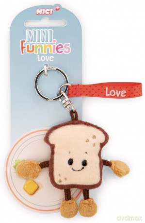 NICI wieszak/brelok na klucze tost LOVE 7 cm