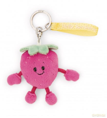 NICI Brelok strawberry Hello Sunshine 7 cm on header card