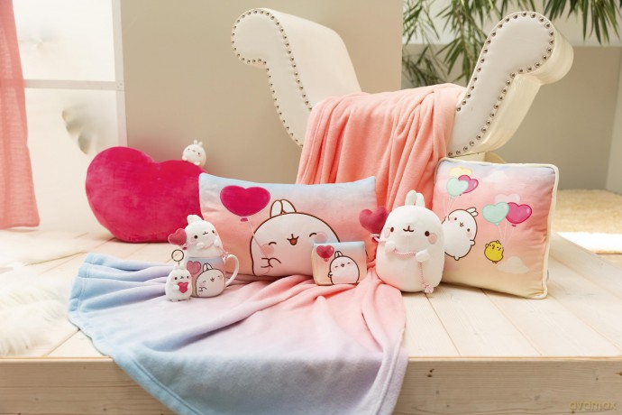 NICI portfel MOLANG z balonem w kształcie serca 12x9,5 cm