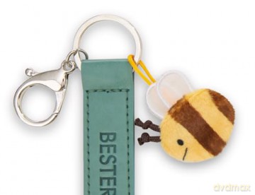 NICI wieszak/brelok na klucze zielony band z pszczółką Bester Opa 10 cm