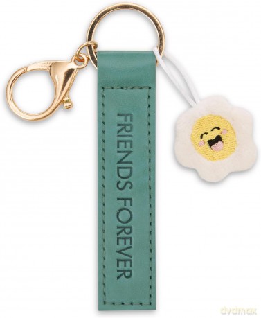NICI wieszak/brelok na klucze zielony band z kwiatkiem Friends Forever 10 cm