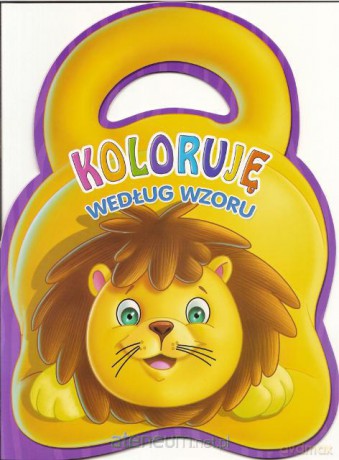 Koloruję według wzoru - Lew [KSIĄŻKA]
