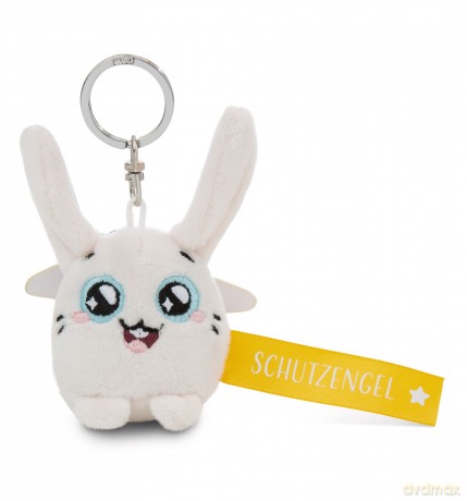 NICI wieszak/brelok na klucze królik z żółtą wstążką Schutzengel! 5 cm