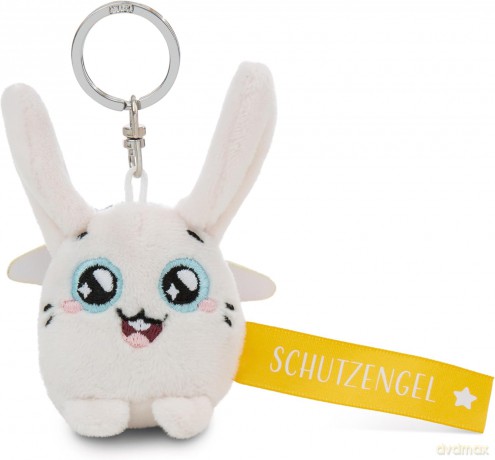 NICI wieszak/brelok na klucze królik z żółtą wstążką Schutzengel! 5 cm