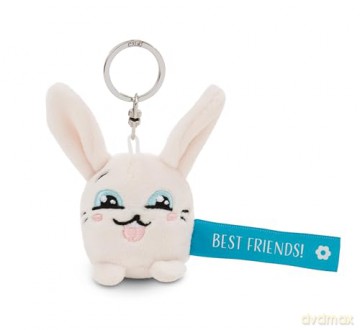 NICI wieszak/brelok na klucze królik z niebieską wstążką Best Friends! 5 cm