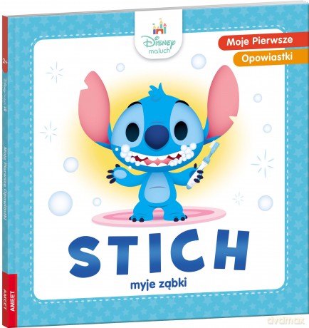 Disney Maluch Moje pierwsze opowiastki Stich myje ząbki BOP-9217 [KSIĄŻKA]
