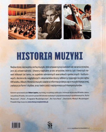 Historia muzyki - Oskar Łapeta [KSIĄŻKA]
