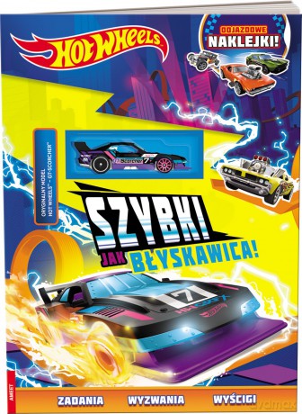 Mattel Hot Wheels Szybki jak błyskawica FLA-1602 [KSIĄŻKA]