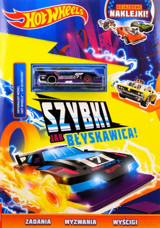 Mattel Hot Wheels Szybki jak błyskawica FLA-1602 [KSIĄŻKA]