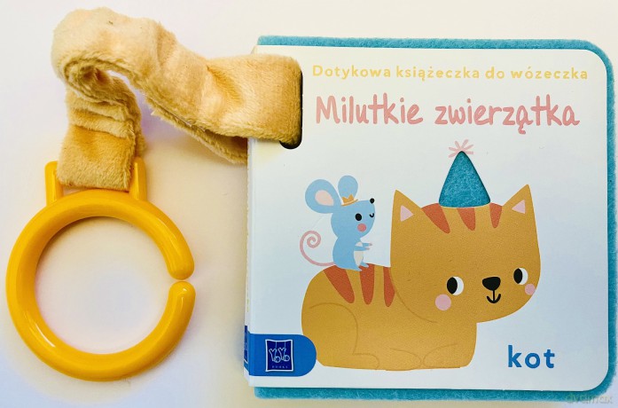 Milutkie zwierzątka. Dotykowa książeczka do wózeczka [KSIĄŻKA]