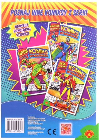 Komiks do kolorowania. Kapitan Błyskawica [KSIĄŻKA]
