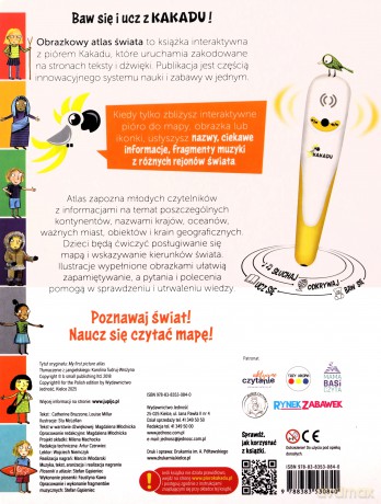 Obrazkowy atlas świata. Kakadu - Catherine Bruzzone [KSIĄŻKA]