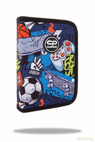 Piórnik jednoklapkowy bez wyposażenia Coolpack Clipper Hobby