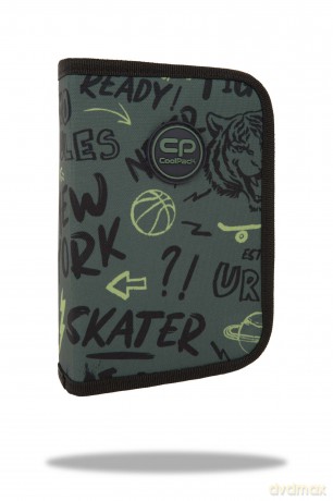 Piórnik jednoklapkowy bez wyposażenia Coolpack Clipper Tiger
