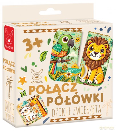 Połącz Połówki Dzikie Zwierzęta [GRA]