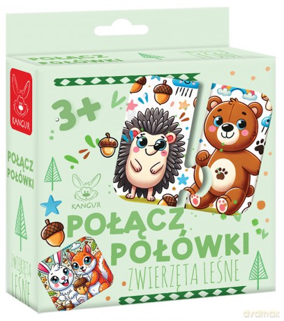 Połącz Połówki Leśne Zwierzęta [GRA]