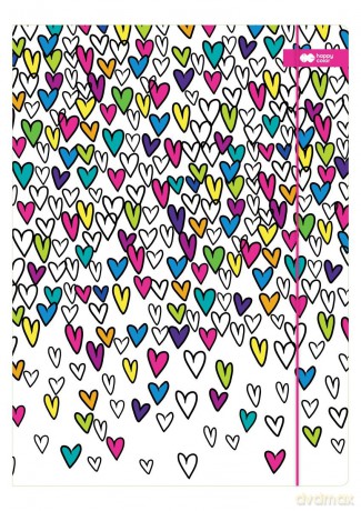 Teczka A4 My Love biała Happy Color