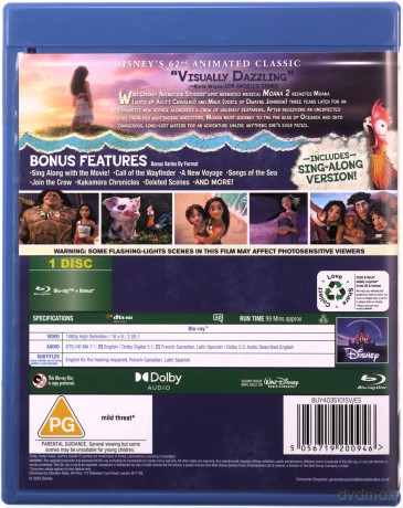 Moana 2 (Vaiana 2) [Blu-Ray]