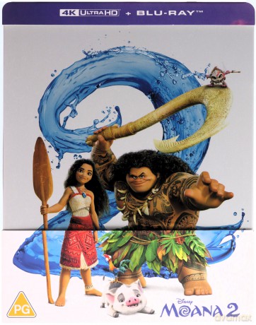 Moana 2 (Vaiana 2) (steelbook) [Blu-Ray 4K]+[Blu-Ray]