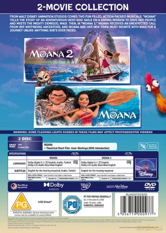 Moana 1-2 (Vaiana 1-2) [2DVD]