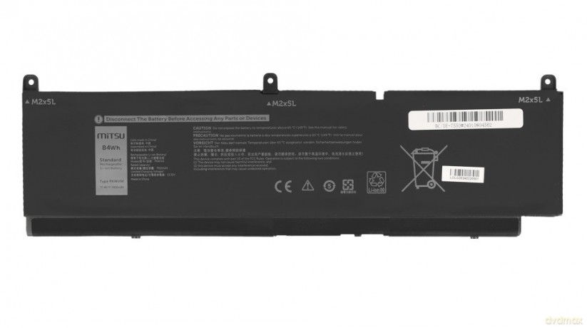 Bateria PKWVM do Dell Precision 15 7550 7560 Precision 15 7760 7400 mAh (84 Wh) 11.4V