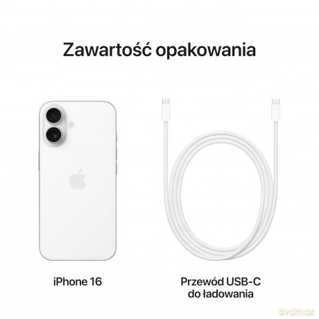 iPhone 16 128GB - Biały