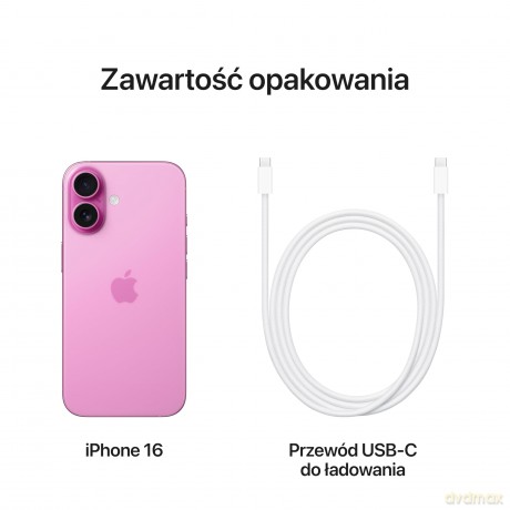 iPhone 16 256GB - Różowy