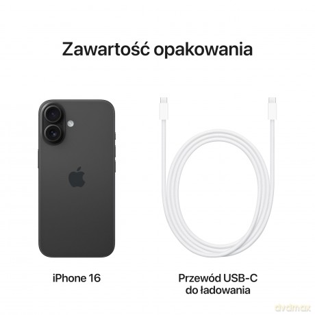 iPhone 16 512GB - Czarny