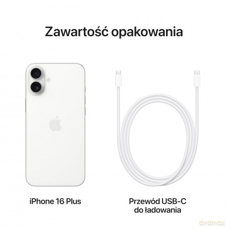 iPhone 16 Plus 128GB - Biały