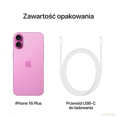 iPhone 16 Plus 256GB - Różowy