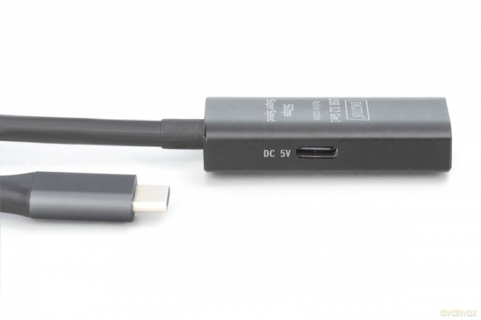 Kabel przedłużający aktywny, USB 3.0 5Gbps, USB-C - USB-A, 5m