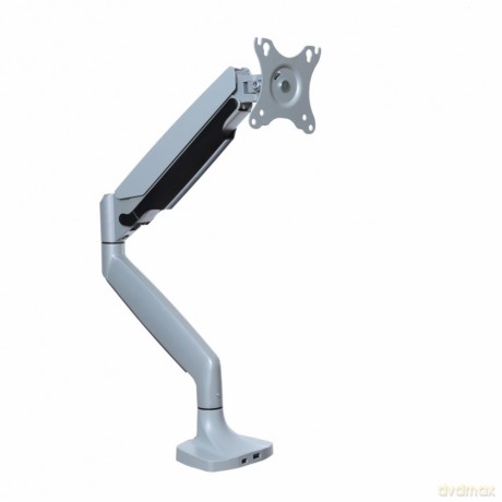 Uchwyt biurkowy gazowy do 1 monitora LED/LCD 17-45 cali L-35HD 1-15KG 1xUSB-A 1xUSB-C 3.0 HEAVY DUTY