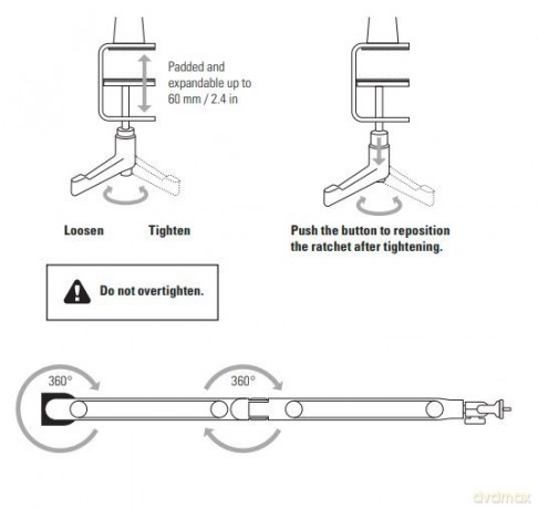 Uchwyt Wave Mic Arm Low Profile Retail