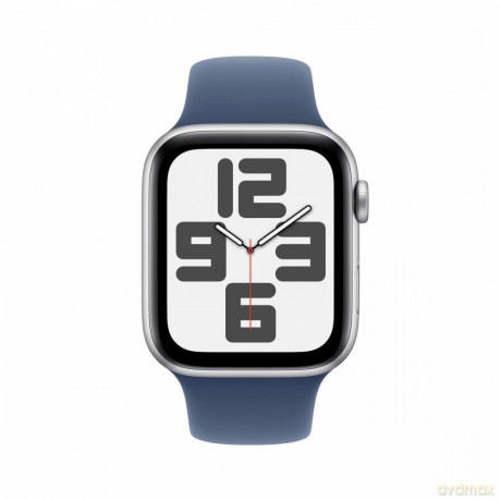 Watch SE GPS, koperta 40 mm z aluminium w kolorze srebrnym z paskiem sportowy w kolorze denim - rozmiar S/M
