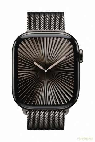 Watch Series 10 GPS + Cellular, koperta 46 mm z tytanu w kolorze łupkowym z bransoletą mediolańską w kolorze łupkowym - rozmiar M/L