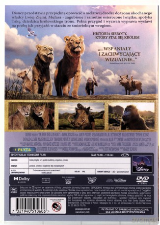 Mufasa: Król Lew [DVD]
