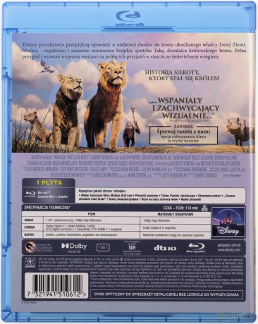 Mufasa: Król Lew [Blu-Ray]