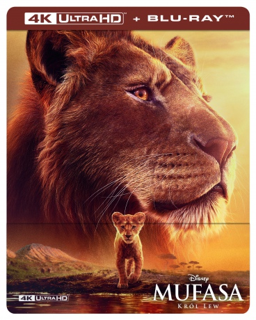 Mufasa: Król Lew (steelbook) [Blu-Ray 4K]+[Blu-Ray]