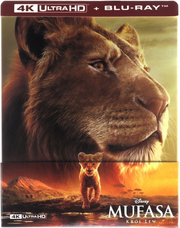 Mufasa: Król Lew (steelbook) [Blu-Ray 4K]+[Blu-Ray]