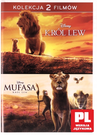 Król Lew 1-2 (Król Lew / Mufasa: Król Lew) [2DVD]