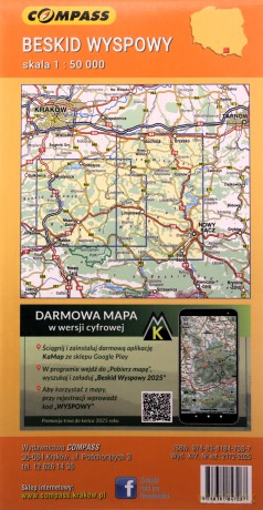 Beskid Wyspowy 1:50 000
