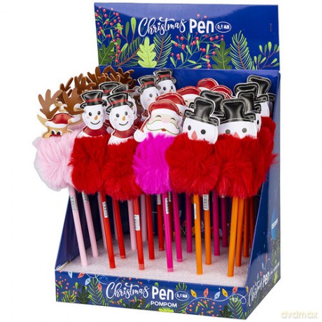 Długopis Kulkowy Christmas Pompon 89977 Centrum