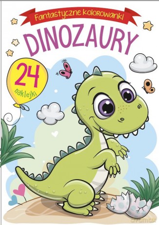 Fantastyczne kolorowanki. Dinozaury [KSIĄŻKA]