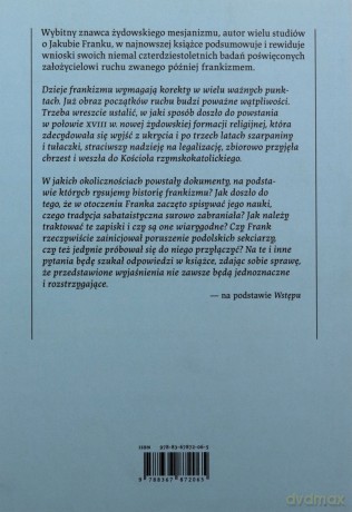 Jakub Frank i jego mesjańska droga - Jan Doktór [KSIĄŻKA]